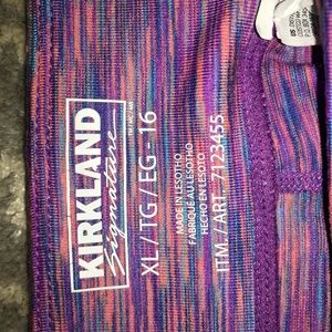 Kirkland multi color girl’s leggings